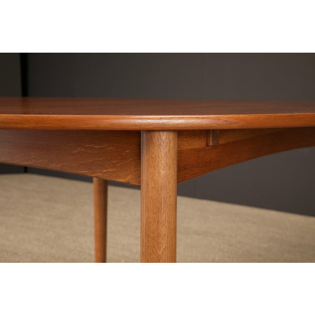 Peter Hvidt & Orla Mølgaard-Nielsen Model 311 Extendable Dining Table, 1950s For Sale - Image 10 of 12