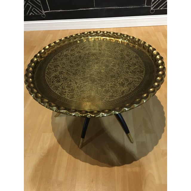 This is a 1950's handcrafted coffee table made for a family while stationed in the pacific. Excellent condition.