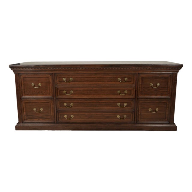 1960s Vintage Two Tone Mahogany Cradenza For Sale