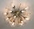 21st Century Mezzo Satin Brass Clear Murano Flush Mount by Fabio LTD For Sale - Image 6 of 7