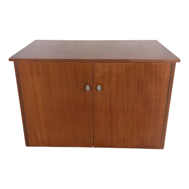Mid-Century Danish Teak Record Cabinet For Sale