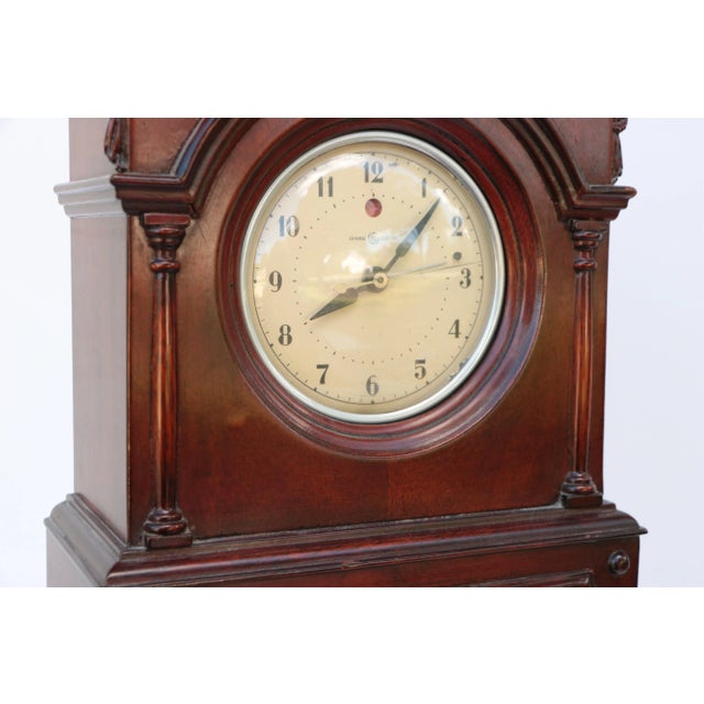 Federal Grandfather Style Shelf Clock For Sale - Image 4 of 12