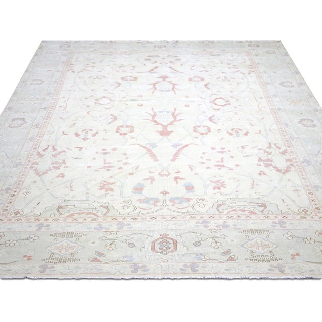 1960s 1960s Egyptian Sultanabad Rug For Sale - Image 5 of 5