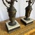 Antique French Bronze Ewer Converted Oil Lamps With Crystal Tops - A Pair For Sale - Image 4 of 11