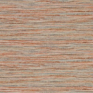 Harlequin Affinity Wallpaper in Rust/Sky For Sale