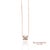 14k(585) Rose Gold Natural Diamond Butterfly Pendant Necklace With Chain For Sale - Image 4 of 12