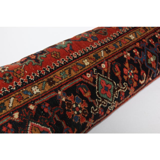 Authentic Tribal Sofa Lumbar Rug Cushion Pillow Cover -16'' X 38'' For Sale - Image 9 of 11