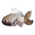 Vintage Cambodian Silver Plated Copper Articulated Fish For Sale