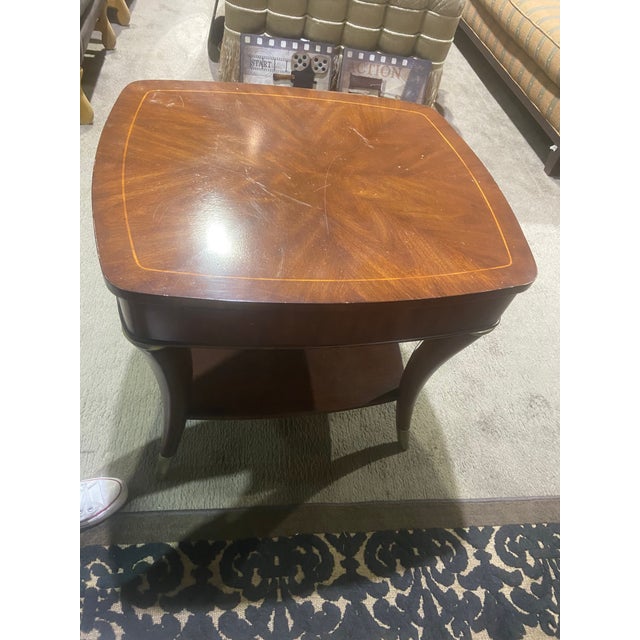 Late 20th Century Thomasville Bogart Collection Round Side Table Chairish