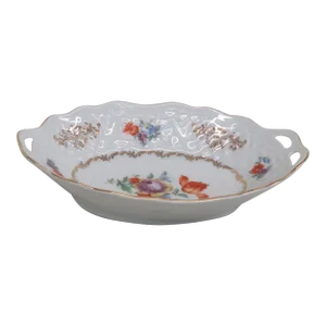Schumann Arzberg Germany Porcelain Floral Small Serving Candy Dish