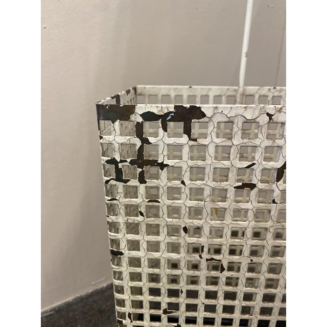 Umbrella Stand with Geometric Structure attributed to Josef Hoffmann For Sale - Image 13 of 16