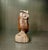 Mid-Century Modern 1970s Wooden Wise Owl Statue Carved From a Single Piece of Ironwood For Sale - Image 3 of 8