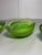 Vintage Italian Murano Green Art Glass Bowls, Set of 4 For Sale - Image 9 of 17