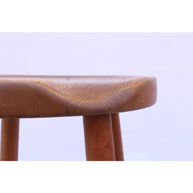 Brown Oak Bar Stools, Set of 2 For Sale - Image 8 of 18