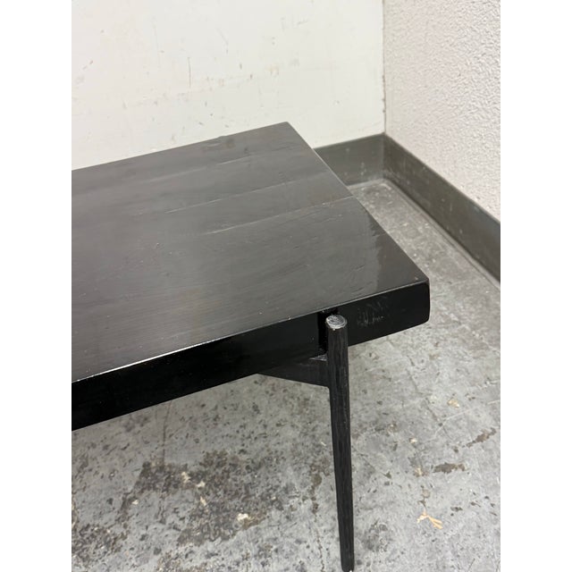 Paint Society of Lifestyle Burnished Woodland Coﬀee Table For Sale - Image 7 of 12