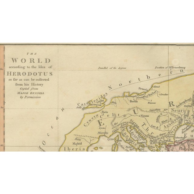 Antique Classical World Map by Wilkinson, 1819 For Sale - Image 11 of 14
