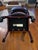Modern Burgundy Leathersoft Office Chair With Nail Accent on Casters for Mobility For Sale - Image 3 of 6