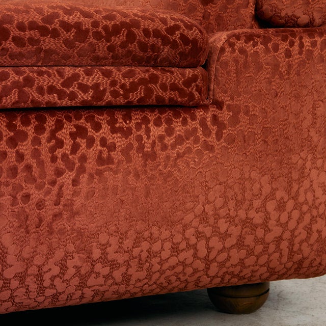 Lounge Chair in Velvet For Sale - Image 9 of 18