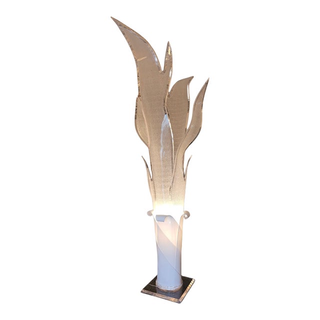 1990 Flame Floor Lamp by Shlomi Haziza For Sale
