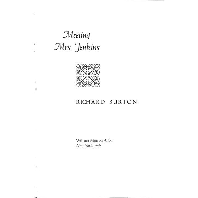 BURTON, Richard [25] pp. William Morrow & Co. 1966 8 1/2" x 5 3/4" Written by Richard Burton about his then-wife Elizabeth...