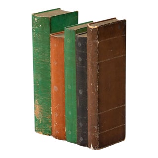 Vintage Oversize Faux Books For Sale