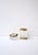 A two‑piece (2) vanity or smoking set in cut crystal with bright gilt bronze mounts, Hollywood Regency design, circa early...