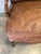 Brown Late 20th Century Old Hickory Tannery Leather Upholstered Bergere Chair For Sale - Image 8 of 12