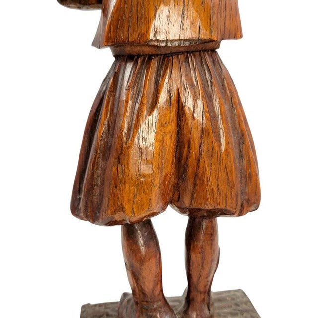 Black Forest Artist, Sculpture of the Pied Piper, 1880s, Oak For Sale - Image 14 of 18