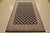 Tribal Bokhara Jaldar Rug 6′ X 9’3” Black Wool Tribal Hand-Knotted Oriental Carpet For Sale - Image 3 of 13