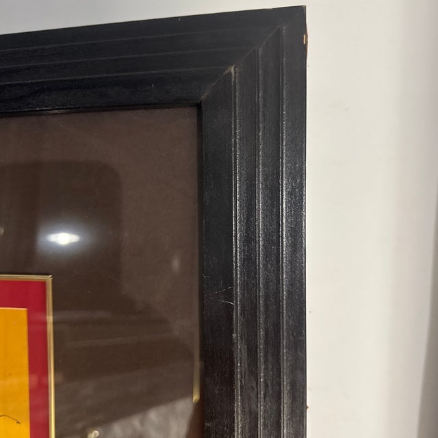 Wood Late 20th Century "Socialite Dua- On the Stage" by Itzchak Tarkay Limited Edition Signed and Framed Serigraph For Sale - Image 7 of 8