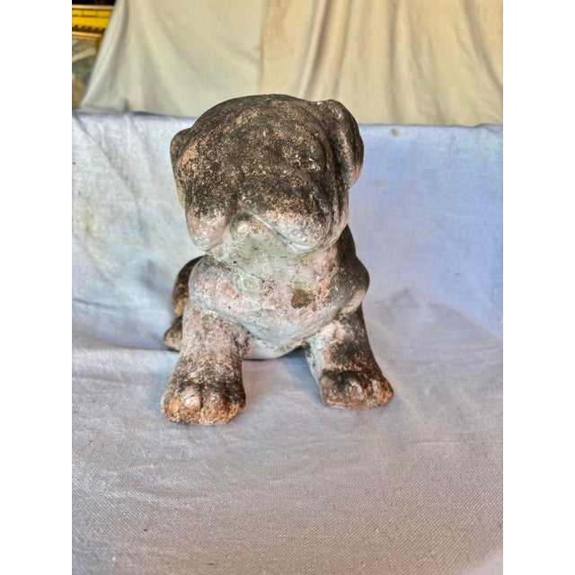 Early 20th Century French Terracotta Bulldog Garden Sculpture For Sale - Image 9 of 13