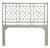 Chippendale Headboard Double, Celery Green For Sale