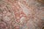 Red Antique Distressed Sarouk Carpet - 7'1" x 10' For Sale - Image 8 of 12