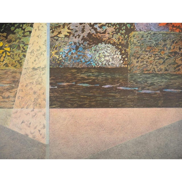 Pierre Garcia-Fons, View from the Window, Lithograph For Sale - Image 4 of 7