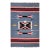 Vintage American Southwestern Kilim Rug, Handwoven Wool, Mythical Bird Pattern, Pale Blue & Ivory, 4x7 For Sale