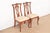 Thomasville Thomasville Georgian Carved Mahogany Side Chairs or Dining Chairs, Pair For Sale - Image 4 of 14