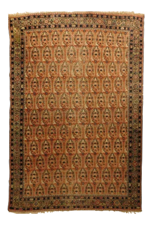 1900 Antique Persian Mahal Rug