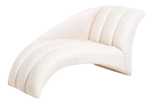 Channel Tufted Chaise Lounge by Vladimir Kagan, 1980