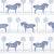 Schumacher Polka Dot Pony Fabric in Blue For Sale