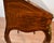 French 1880s Antique French Louis XV Walnut & Satinwood Inlay Secretary Ladies Desk For Sale - Image 3 of 18