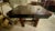 Brown 1940s Art Deco Mahogany and Ebony Dining Table, With 2 Extension Leaves For Sale - Image 8 of 11