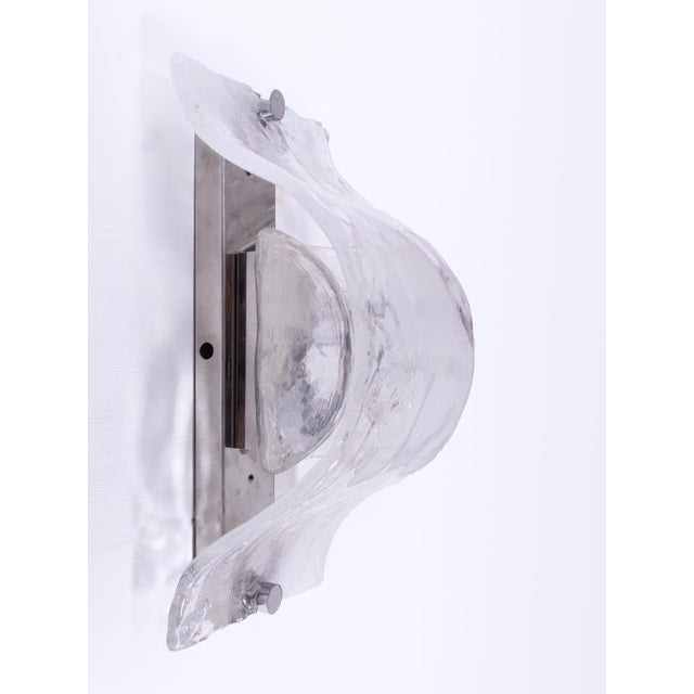 Large Murano Glass Wall Sconce from Mazzega, 1960s For Sale - Image 9 of 18