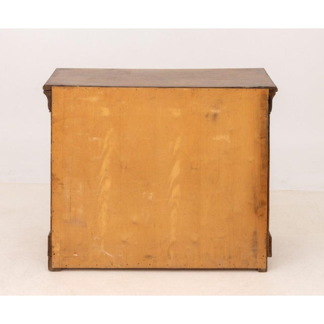 Black Louis Philippe Burl Walnut Commode, 19th C. For Sale - Image 8 of 8