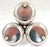Silver Mid 19th Century London Ritz Carlton Gebruder Hepp Silverplate 18/10 Three Bowl Condiment Server For Sale - Image 8 of 9