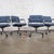 Late 20th Century Modern Set of 4 Steelcase Swivel Dining or Game Chairs 4 Prong Chrome Bases W/Casters For Sale - Image 18 of 18