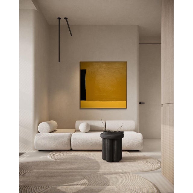 Bodasca, Ochre Yellow, 2026, Acrylic on Canvas For Sale - Image 9 of 10