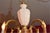 1970s Georgian Candle-Style 2-Tier Polished Brass White Porcelain Chandelier For Sale - Image 9 of 10