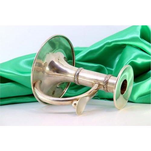 Silver Paddle with Two Raised Strips For Sale - Image 5 of 8