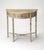 Spritely Home Accent Furniture Skilling 31 in. W Specialty Demilune Shape Wood 1 Drawer Console Table, DriftWood For Sale - Image 4 of 4
