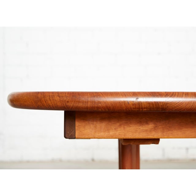Wood Mid-Century Modern Dining Table by Juul Kristensen for Glostrup, 1970s For Sale - Image 7 of 18